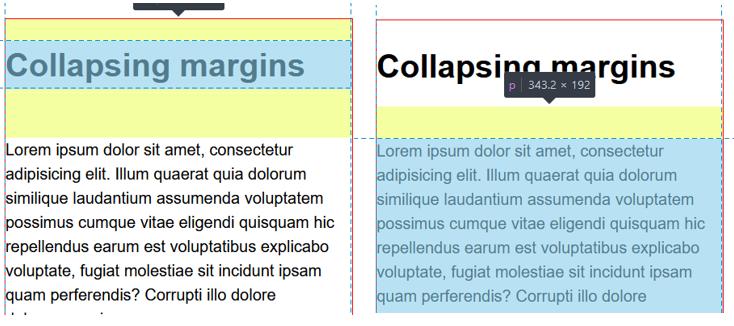 collapsing margins demo