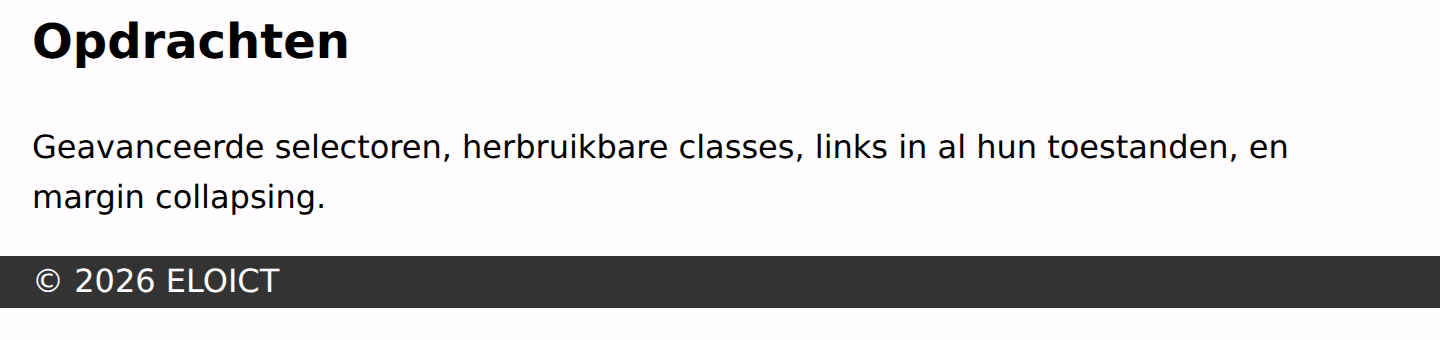 De ondermarge van de laatste paragraaf, als een streep onder je footer