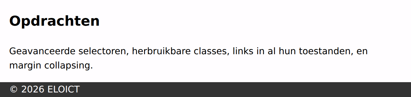 Je footer loopt door tot de onderkant van de pagina